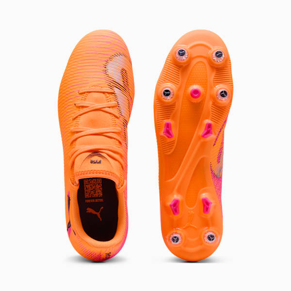 FUTURE 8 PLAY MxSG Football Boots Unisex, Heat Fire-PUMA Black-Ravish, large-ZAF