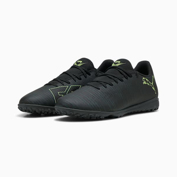 FUTURE 8 PLAY TT Football Boots Unisex, PUMA Black-Fizzy Light-Green Terrain, large-ZAF