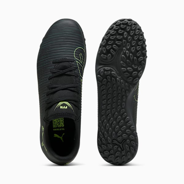 FUTURE 8 PLAY TT Football Boots Unisex, PUMA Black-Fizzy Light-Green Terrain, large-ZAF