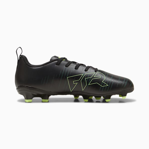 FUTURE 8 PLAY FG/AG Football Boots Youth, PUMA Black-Fizzy Light-Green Terrain, large-ZAF