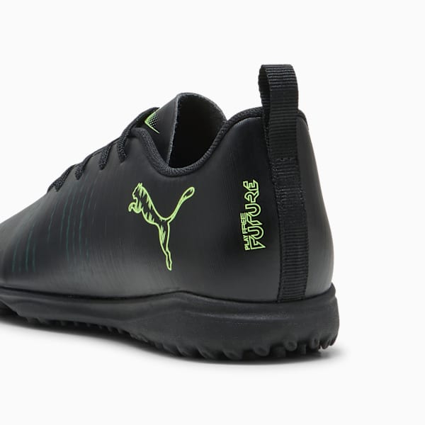 FUTURE 8 PLAY TT Football Boots Youth, PUMA Black-Fizzy Light-Green Terrain, large-ZAF
