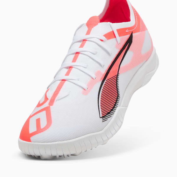 Botines de fútbol ULTRA 5 MATCH TT, PUMA White-PUMA Black-Glowing Red, large-ARG