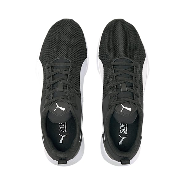 Flyer Running Shoes, Puma Black-Puma White, large-MEX