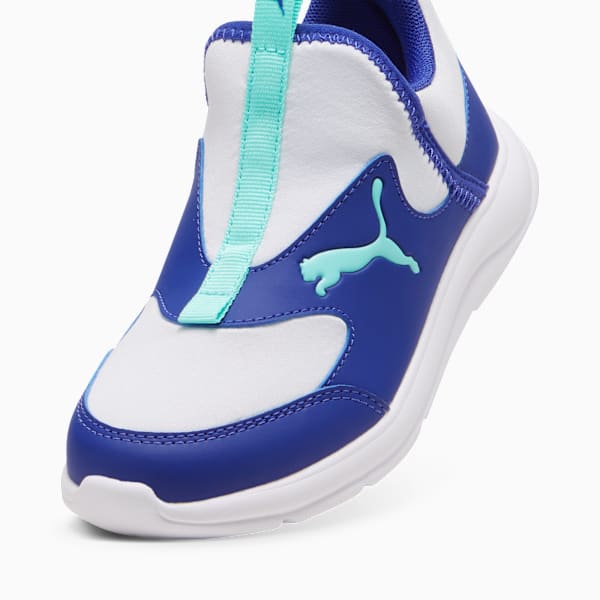 Fun Racer Slip-On Shoes Kids, Silver Mist-Mint-Lapis Lazuli, large-ZAF