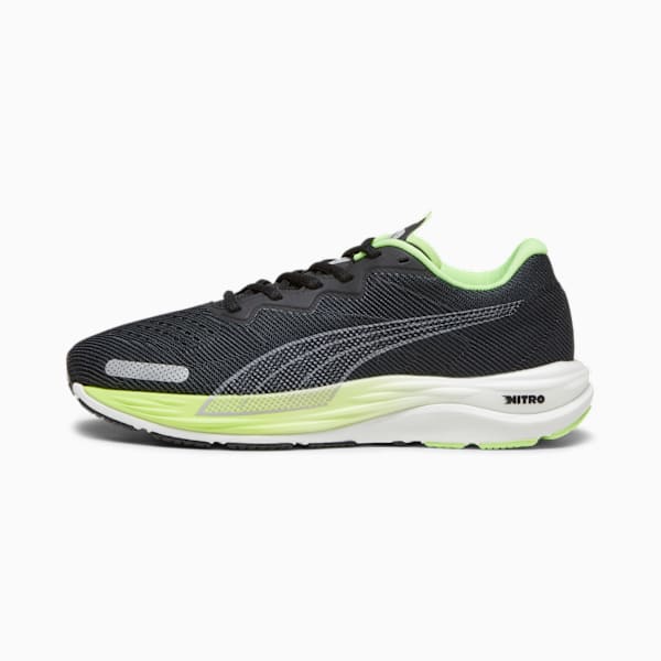 Zapatillas Velocity Nitro 2 de running, Puma Black-Speed Green, large-ARG