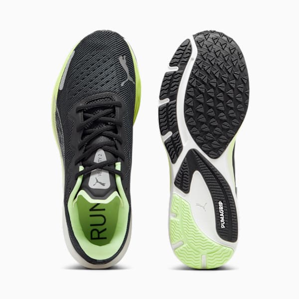 Zapatillas Velocity Nitro 2 de running, Puma Black-Speed Green, large-ARG