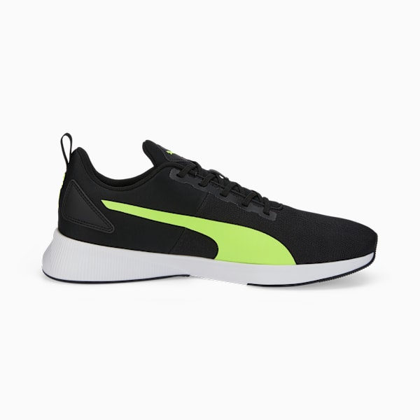 Tenis para correr FLYER Runner, Puma Black-Lime Squeeze, large-MEX