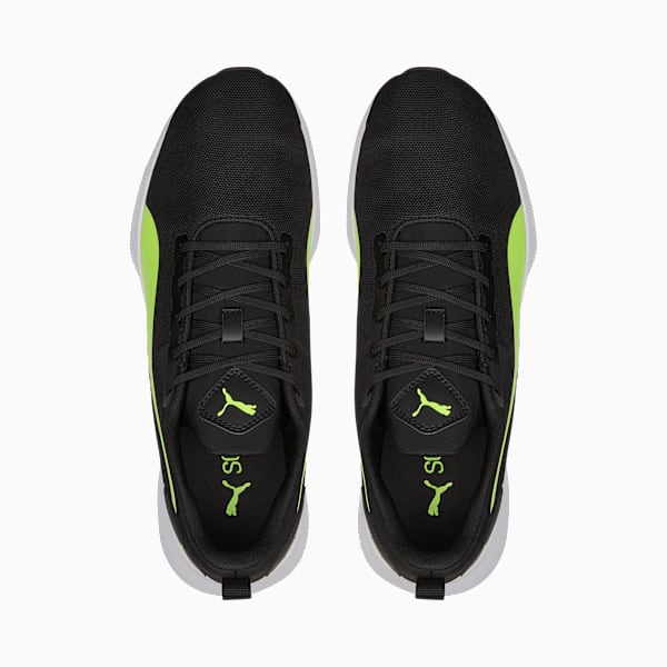 Tenis para correr FLYER Runner, Puma Black-Lime Squeeze, large-MEX
