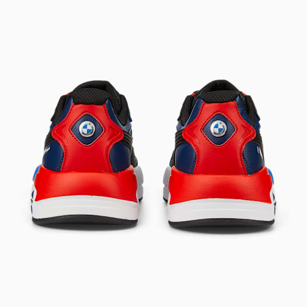 BMW M Motorsport X-Ray Speed Motorsport Shoes, PUMA Black-Strong Blue-Fiery Red, large-ZAF