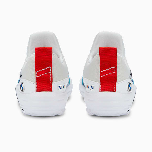 Tenis de automovilismo BMW M Motorsport Bao Kart para bebés, Puma White-Puma Black-Estate Blue, large-MEX