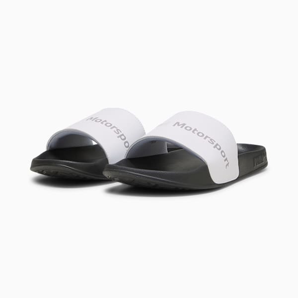 Ojotas BMW MMS Logo Leadcat 2.0, PUMA White-PUMA Black, large-ARG