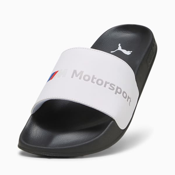 Ojotas BMW MMS Logo Leadcat 2.0, PUMA White-PUMA Black, large-ARG