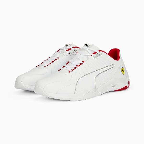 Zapatillas Scuderia Ferrari Kart Cat RL NITRO, PUMA White-PUMA White-Rosso Corsa, large-ARG