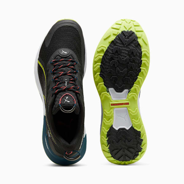 Fast-Trac NITRO 2 Men's Trail Running Shoes, PUMA Black-Lime Pow-Ocean Tropic, large-ZAF