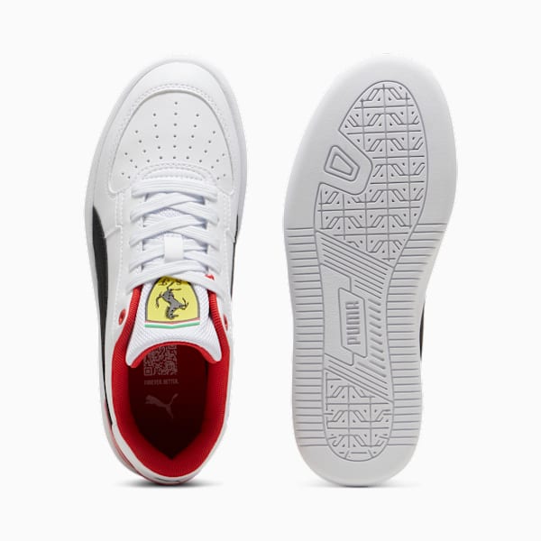 Tenis juvenil Scuderia Ferrari Caven 2.0, PUMA White-PUMA Black-Rosso Corsa, large-MEX