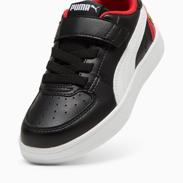 Tenis para niños Scuderia Ferrari Caven 2.0, PUMA Black-PUMA White-Rosso Corsa, large-MEX