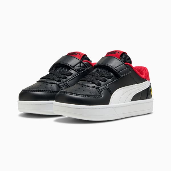 Tenis para bebés Scuderia Ferrari Caven 2.0, PUMA Black-PUMA White, large-MEX