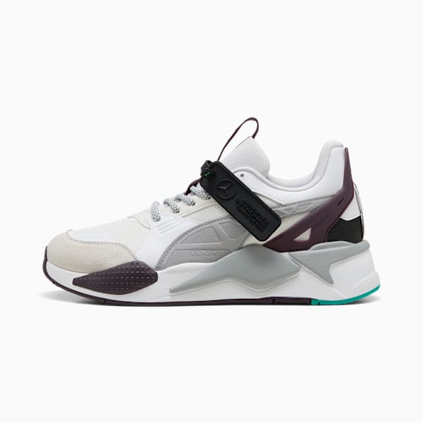 Mercedes-AMG Petronas F1 RS-X Textile Sneakers Unisex, PUMA White-Midnight Plum, large-MEX