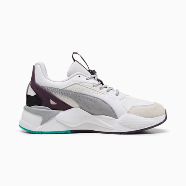 Mercedes-AMG Petronas F1 RS-X Textile Sneakers Unisex, PUMA White-Midnight Plum, large-MEX