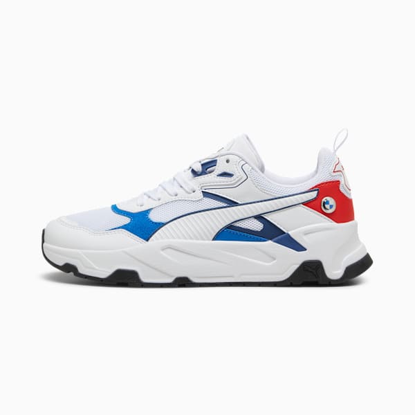 Tenis Hombre BMW M Motorsport Trinity, PUMA White-Pro Blue-Pop Red, large-MEX