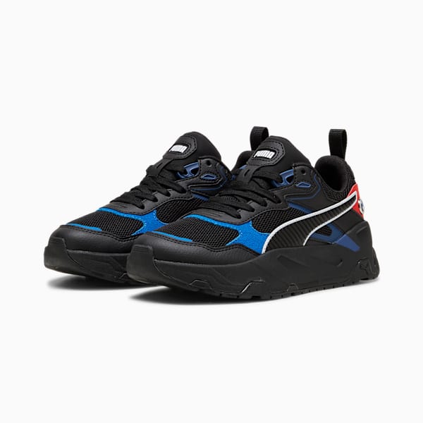 BMW M Motorsport Trinity Sneakers Youth, PUMA Black-Pro Blue-Pop Red, large-MEX