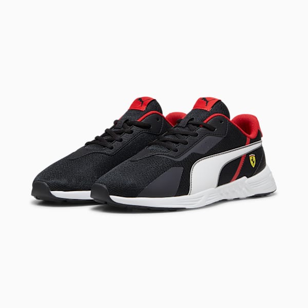 Scuderia Ferrari Tiburion Sneakers Unisex, PUMA Black-Rosso Corsa, large-MEX