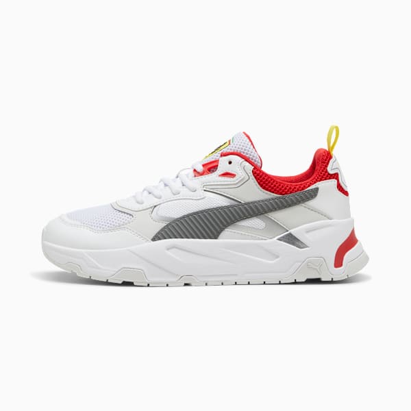 Tenis hombre Scuderia Ferrari Trinity, PUMA White-Rosso Corsa, large-MEX