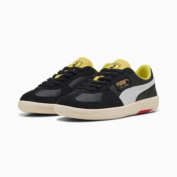 Scuderia Ferrari HP Palermo Sneakers Unisex, PUMA Black-PUMA White, large-ZAF