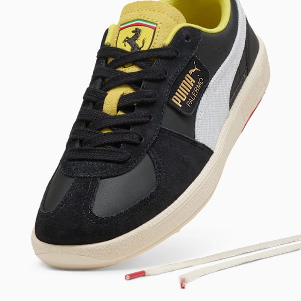 Scuderia Ferrari HP Palermo Sneakers Unisex, PUMA Black-PUMA White, large-ZAF