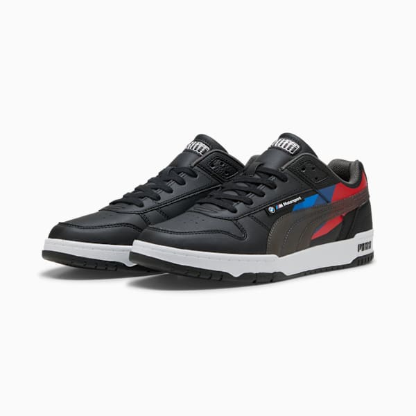 BMW M Motorsport RBD Game Low Sneakers, PUMA Black-Pop Red, large-MEX