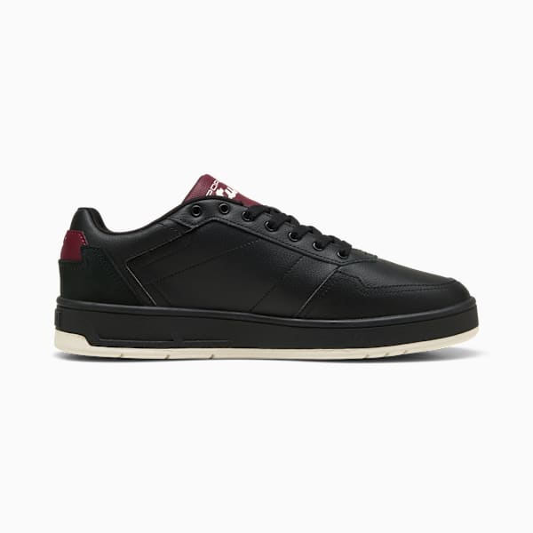 Tenis Porsche Legacy Court Classic Lux, PUMA Black-Ruby Shimmer, large-MEX