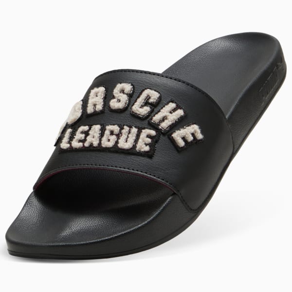 Porsche Legacy Leadcat 2.0 Graphic Slides Unisex, PUMA Black, large-ARG