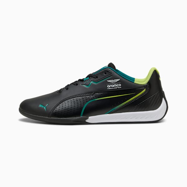 PUMA x ASTON MARTIN ARAMCO F1® Tenis Drift Cat 11, PUMA Black-Green Lux, large-MEX