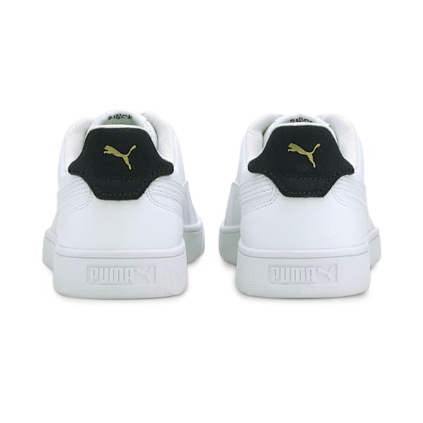 PUMA Shuffle Trainers, Puma White-Puma White-Puma Team Gold-Peacoat, large-MEX