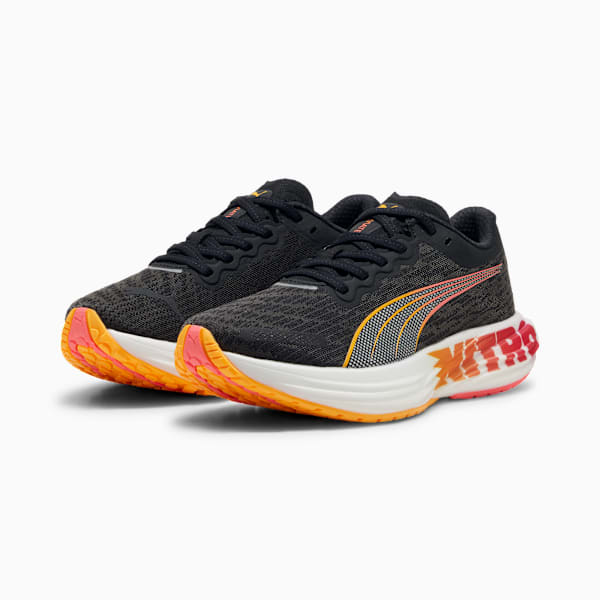 Zapatillas de running para mujer Deviate NITRO™ 2, PUMA Black-Sun Stream-Sunset Glow, large-ARG