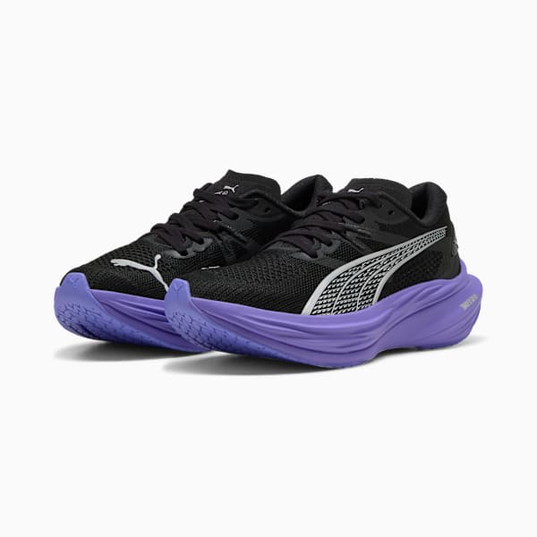 Deviate NITRO™ 3 Running Shoes Women, PUMA Black-Dark Amethyst, large-ZAF
