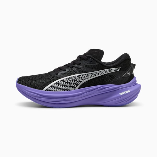 Deviate NITRO™ 3 Running Shoes Women, PUMA Black-Dark Amethyst, large-ZAF