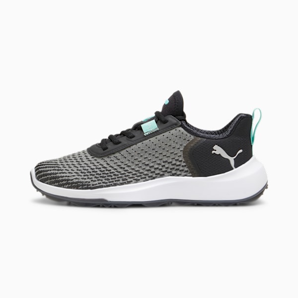 Fusion Crush Sport Women's Golf Shoes, PUMA Black-Mint, large-ZAF