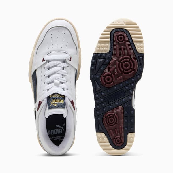 Slipstream G Golf Shoes, PUMA White-Deep Navy-Ruby Shimmer, large-ZAF