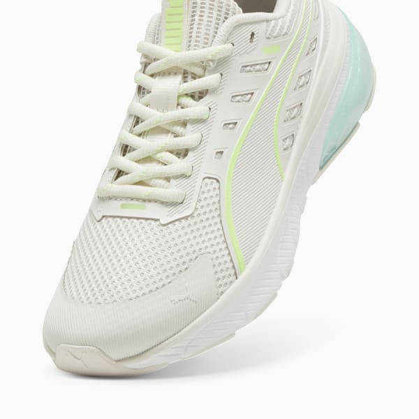 Cell Glare Women's Running Shoes, Vapor Gray-Fizzy Apple-Nitro Blue, large-ZAF