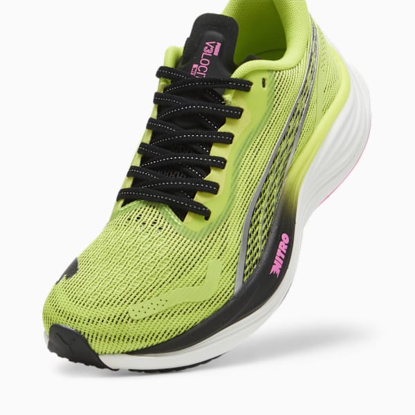 Zapatillas de running para mujer Velocity NITRO™ 3, Lime Pow-PUMA Black-Poison Pink, large-ARG