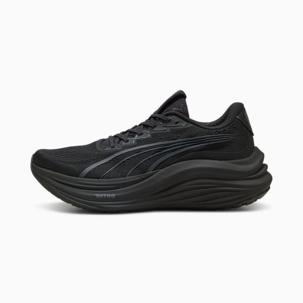 Tenis de correr MagMax NITRO para hombre, PUMA Black-Galactic Gray, large-MEX