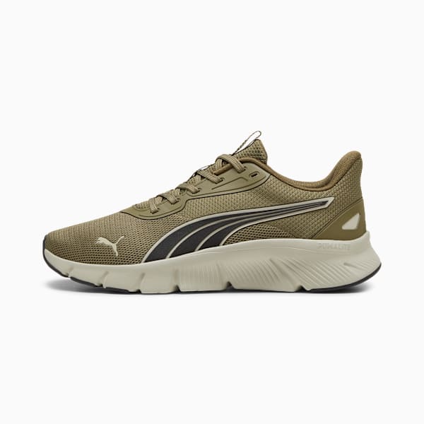 FlexFocus Lite Modern Running Shoes Unisex, PUMA Olive-Desert Dust, large-ZAF