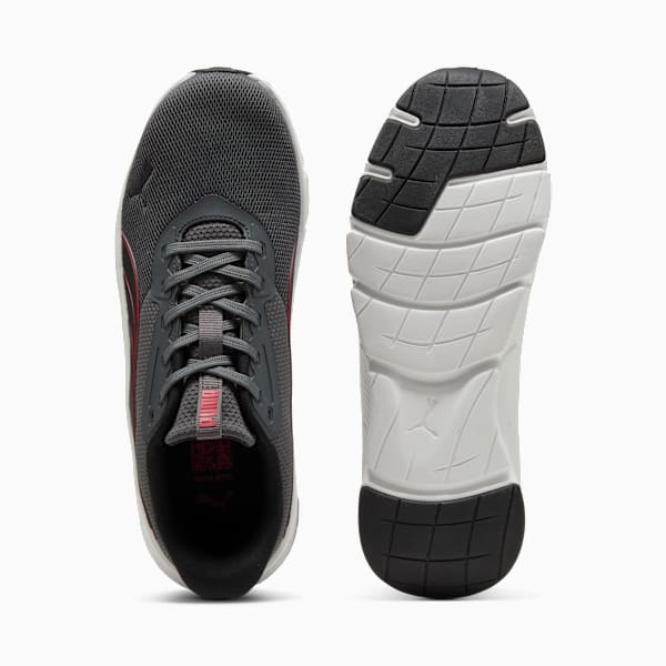 FlexFocus Lite Modern Running Shoes Unisex, Dusky Gray-For All Time Red-PUMA Black, large-ZAF