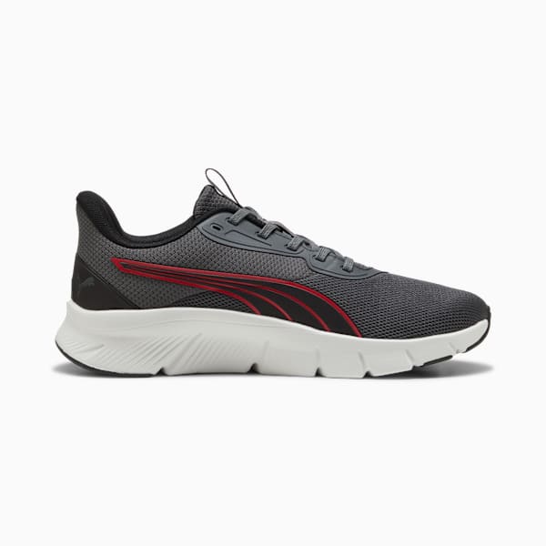 FlexFocus Lite Modern Running Shoes Unisex, Dusky Gray-For All Time Red-PUMA Black, large-ZAF