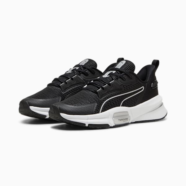 PWRFrame TR 3 Training Shoes Women, PUMA Black-PUMA Silver, large-MEX