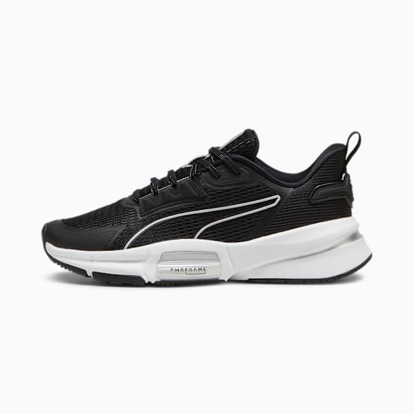 PWRFrame TR 3 Training Shoes Women, PUMA Black-PUMA Silver, large-MEX