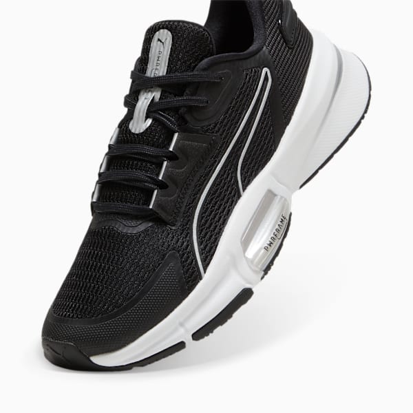 PWRFrame TR 3 Training Shoes Women, PUMA Black-PUMA Silver, large-MEX