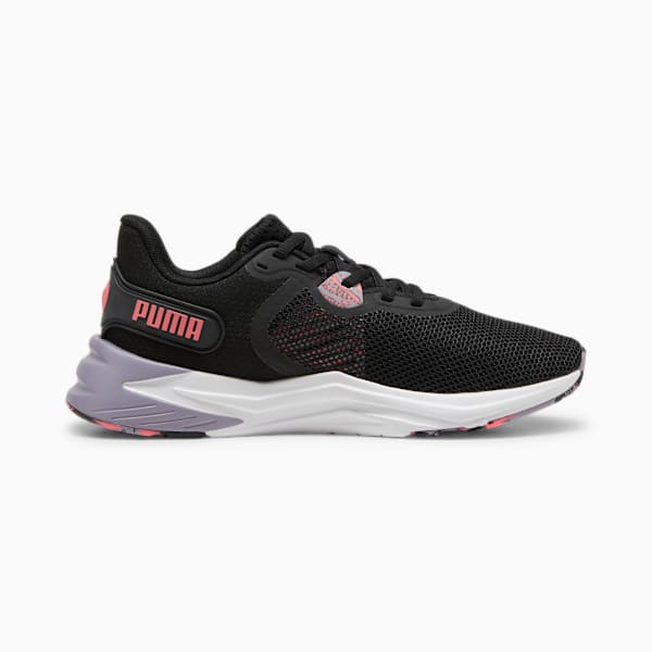 Tenis de training Mujer Disperse XT 3, PUMA Black-Sunset Glow-Pale Plum, large-MEX