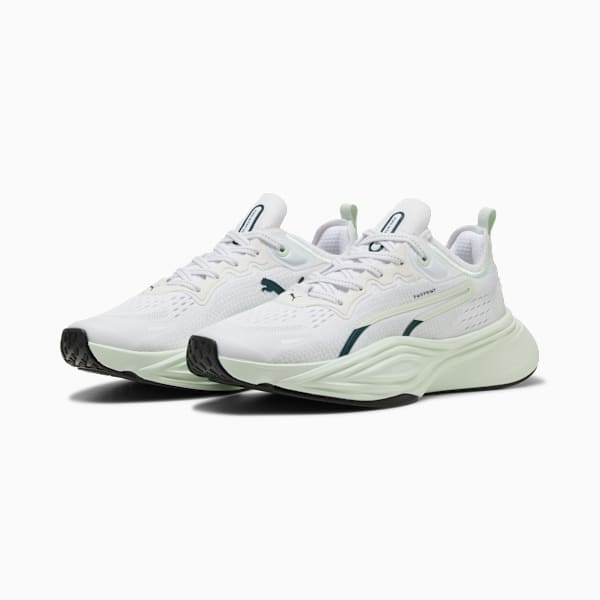 Zapatillas de entrenamiento PWR NITRO™ SQD 2 para mujer, PUMA White-Sage Frost-Green Terrain, large-ARG